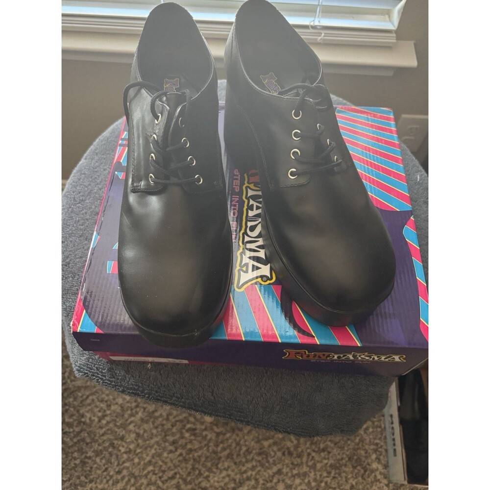 Funtasma Black Jazz Platform Shoes Size S -8/9.